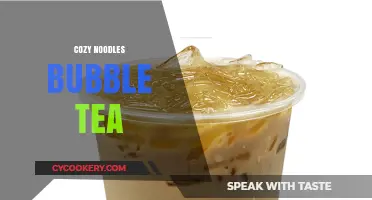 Warm Comfort: Cozy Noodles Bubble Tea Delights to Savor