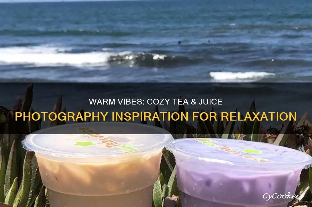 cozy tea and juice photos