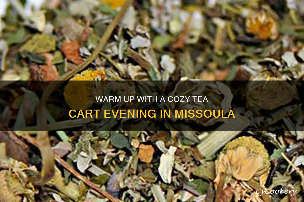cozy tea cart evening in missoula