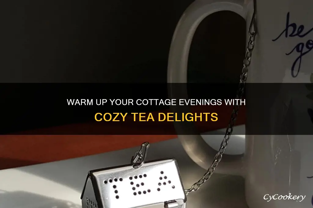 cozy tea in cottage