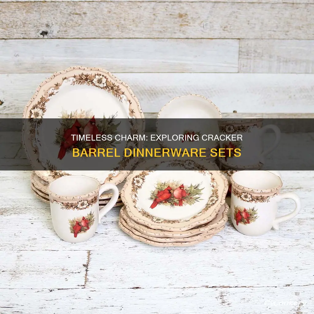 cracker barrel dinnerware sets