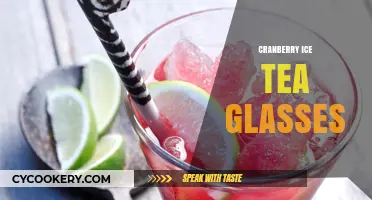 Refreshing Cranberry Ice Tea Glasses: Perfect Summer Beverage Recipe