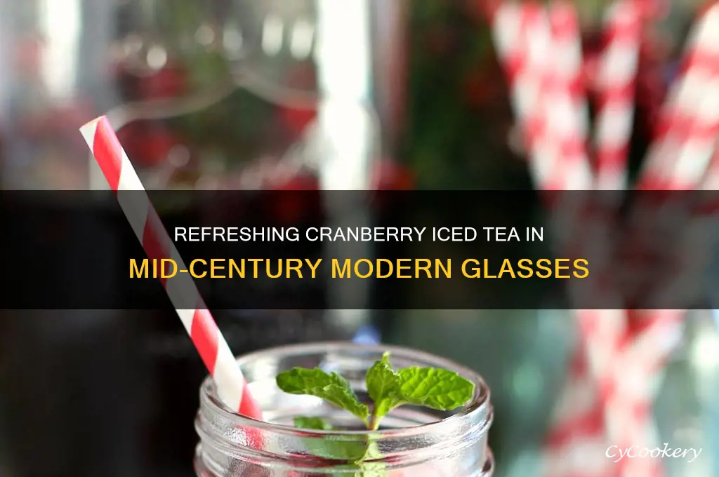 cranberry iced tea glasses mcm