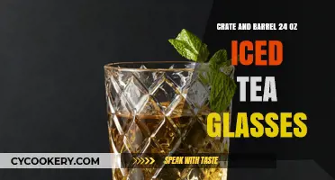Chic Crate & Barrel 24 oz Iced Tea Glasses for Summer Sips