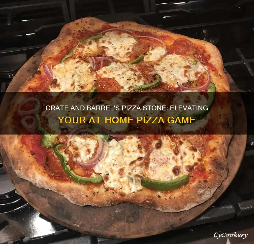 crate barrel pizza stone