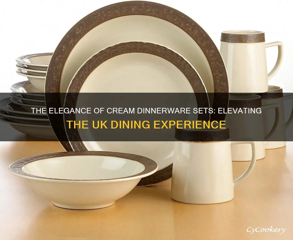 cream dinnerware sets uk