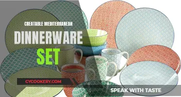 Crafting a Culinary Canvas: The Creatable Mediterranean Dinnerware Set