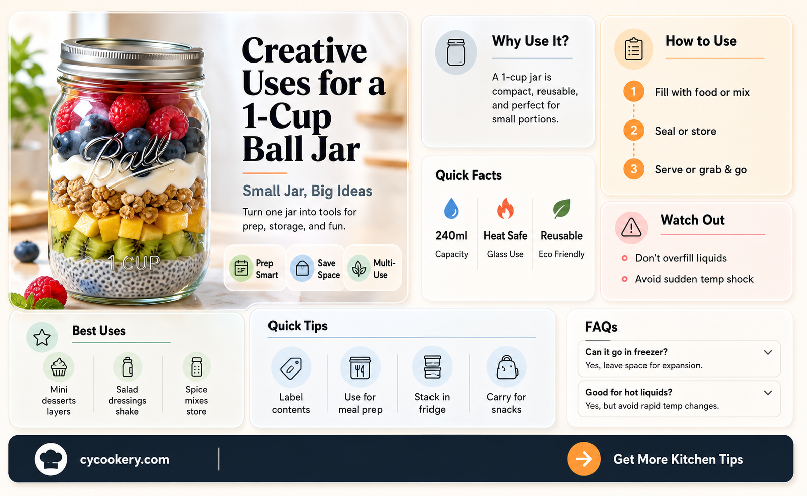 1 cup ball jar