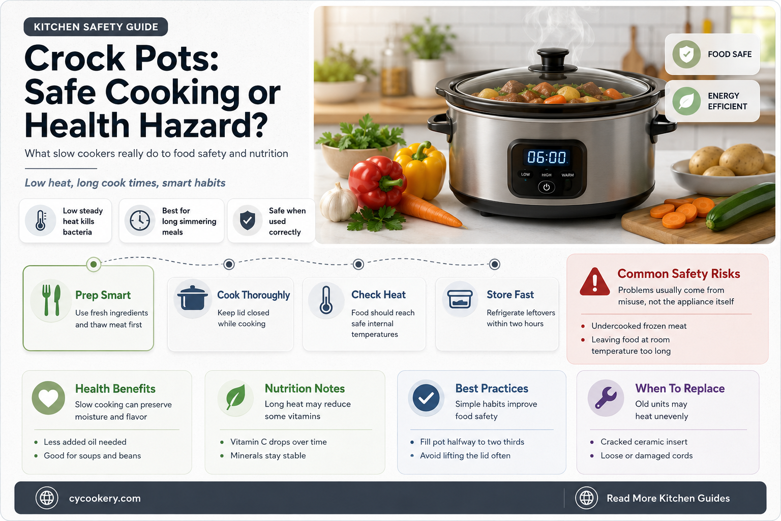 are crock pots safe to cook in