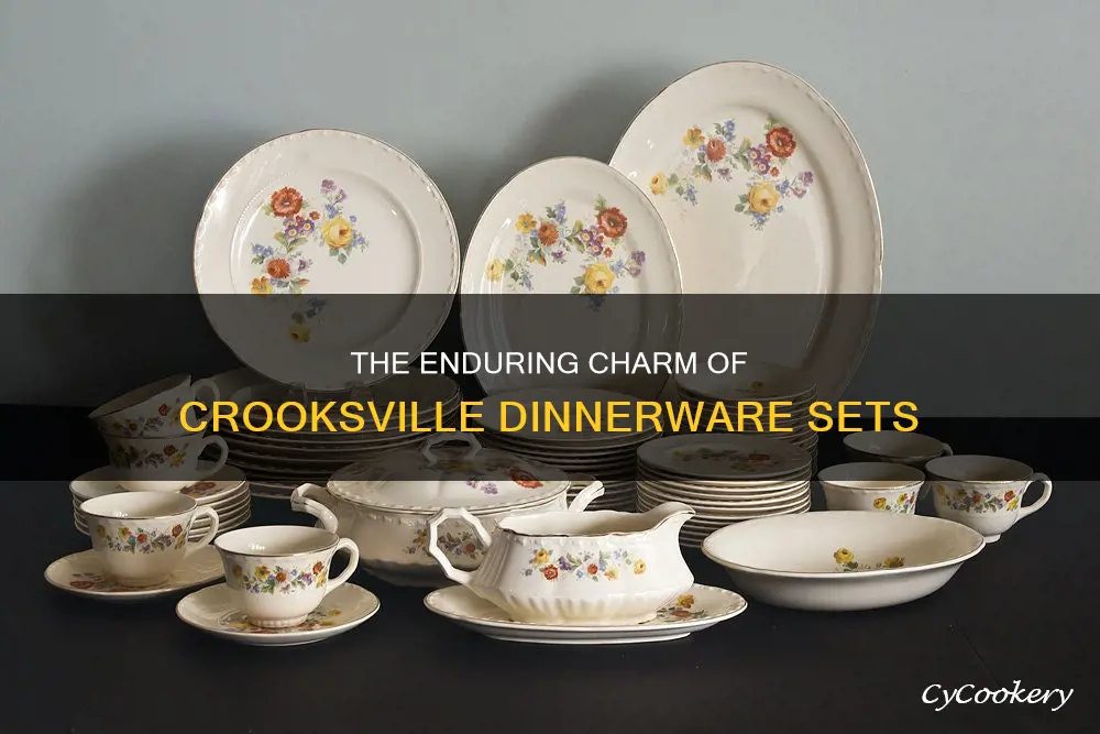 crooksville dinnerware sets