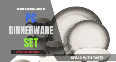 Elegant Entertaining with the Crown Corning Swirl Dinnerware Set