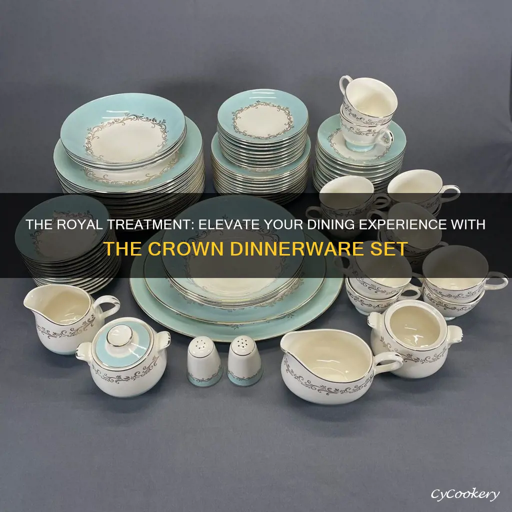 crown dinnerware set