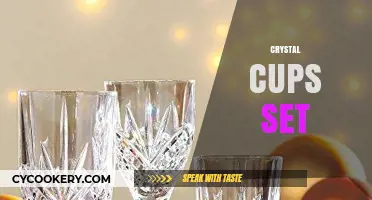 Elegant Crystal Cups Set: Elevate Your Dining Experience with Style