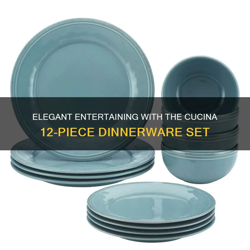 cucina 12 piece dinnerware set