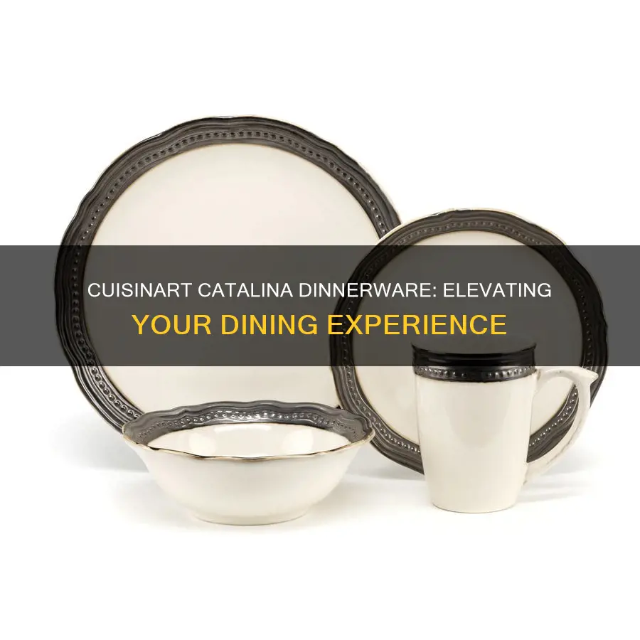 cuisinart catalina dinnerware set