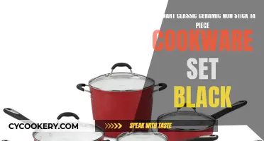 Cuisinart's Non-Stick Ceramic Cookware Set: A Classic Black Addition to Your Kitchen