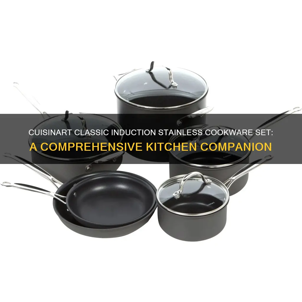 cuisinart classic induction stainless cookware set