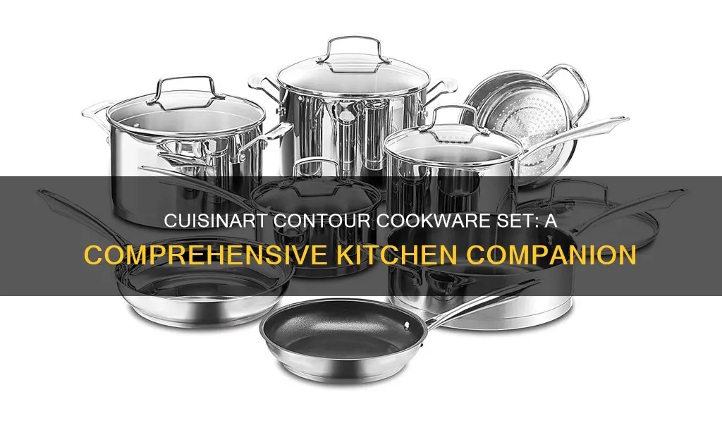 cuisinart contour 13 piece belly shape cookware set