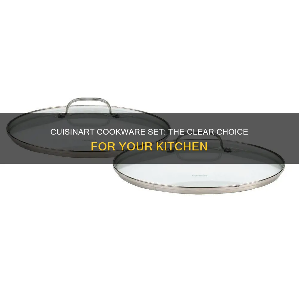 cuisinart cookware set with glass lids