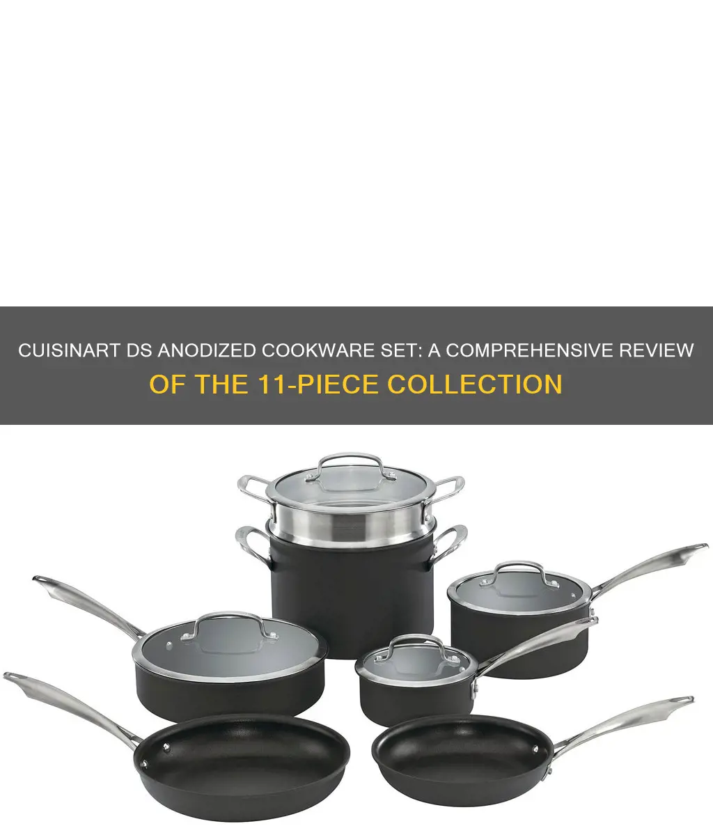 cuisinart ds anodized 11 piece cookware set reviews