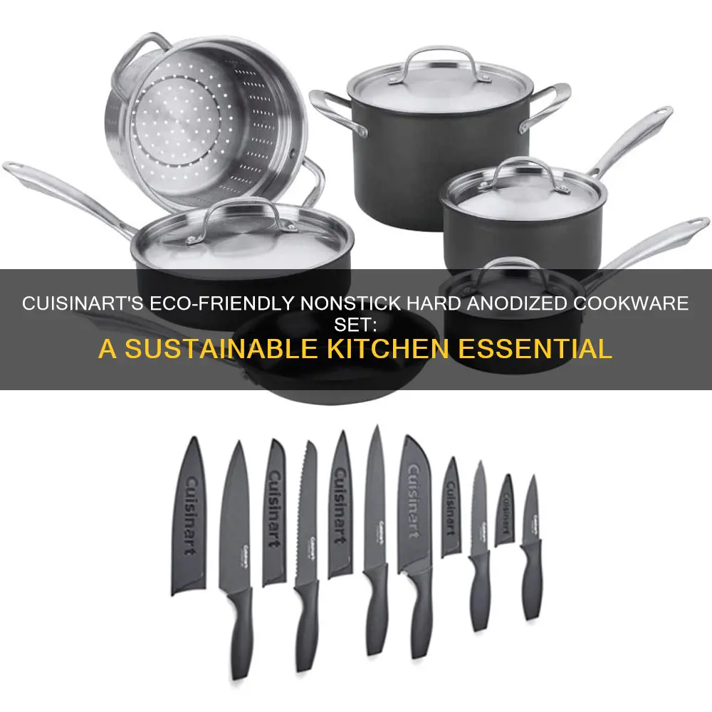 cuisinart eco friendly nonstick hard anodized 12 pc cookware set