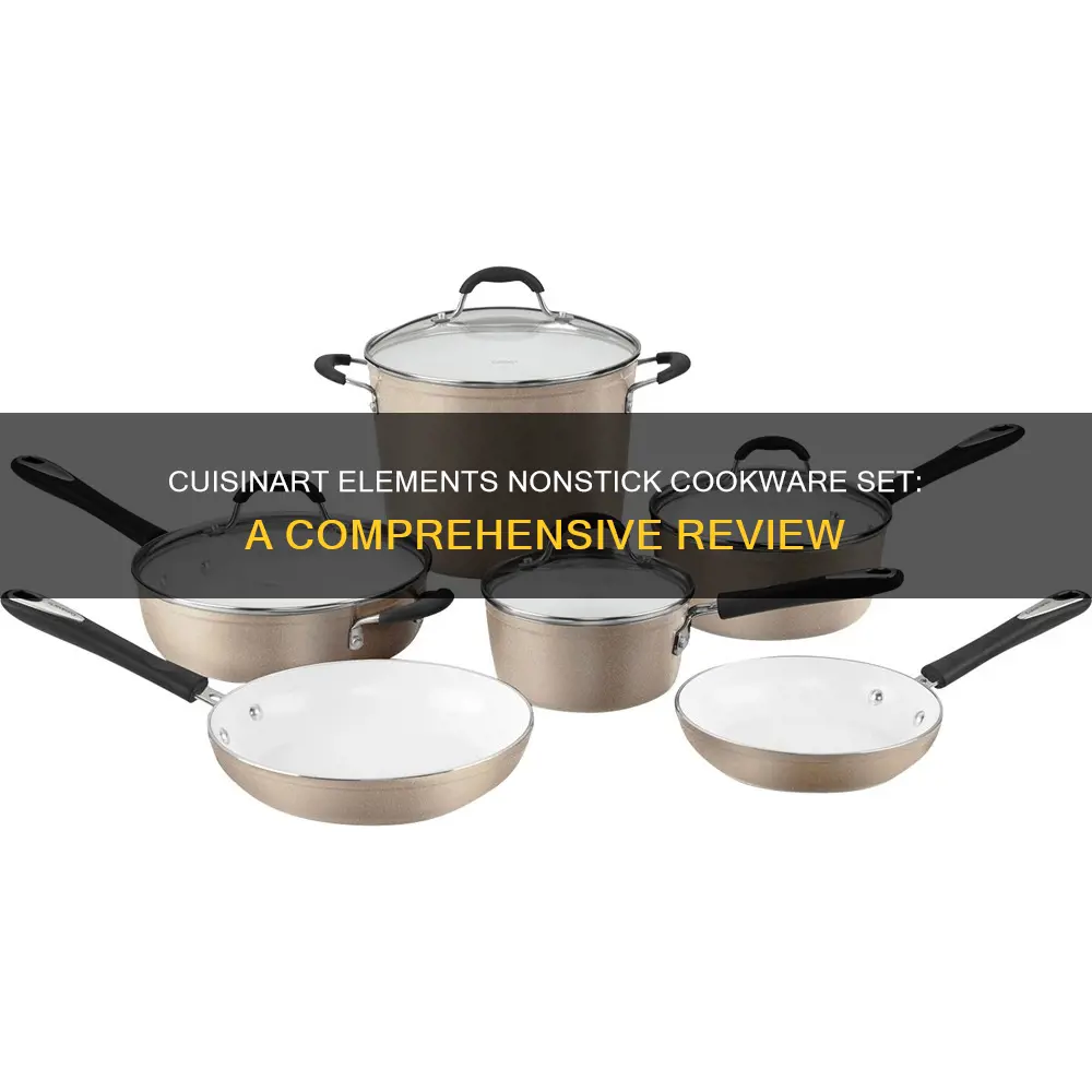 cuisinart elements 10pc nonstick cookware set reviews