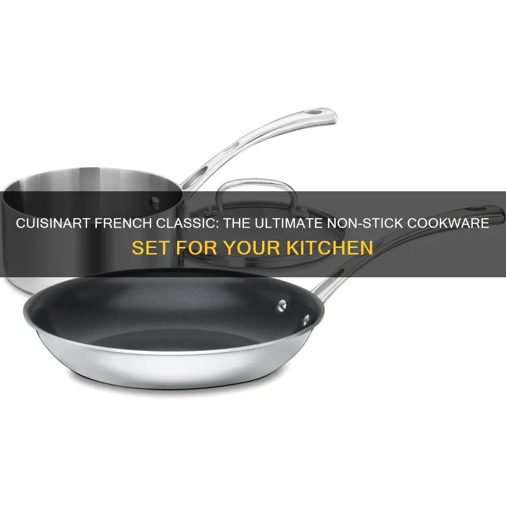 cuisinart french classic 3 piece non-stick cookware set fct21