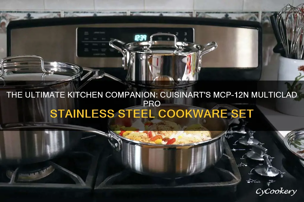 cuisinart mcp-12n multiclad pro stainless steel 12-piece cookware set jcpenny