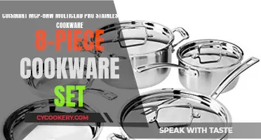 Stainless Steel Shine: Elevating Your Kitchen with the Cuisinart MCP-8NW Cookware Set