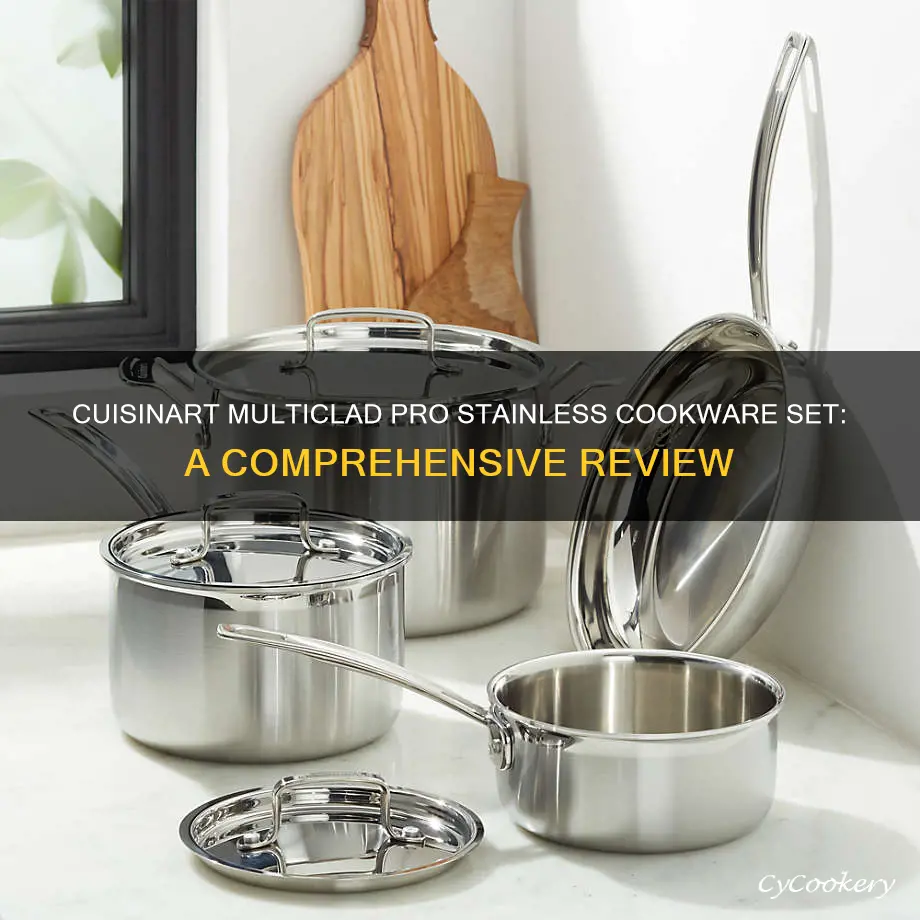 cuisinart multiclad pro stainless cookware set reviews