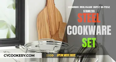 Stainless Steel Sophistication: Elevating Your Kitchen with the Cuisinart Multiclad Triply Cookware Set