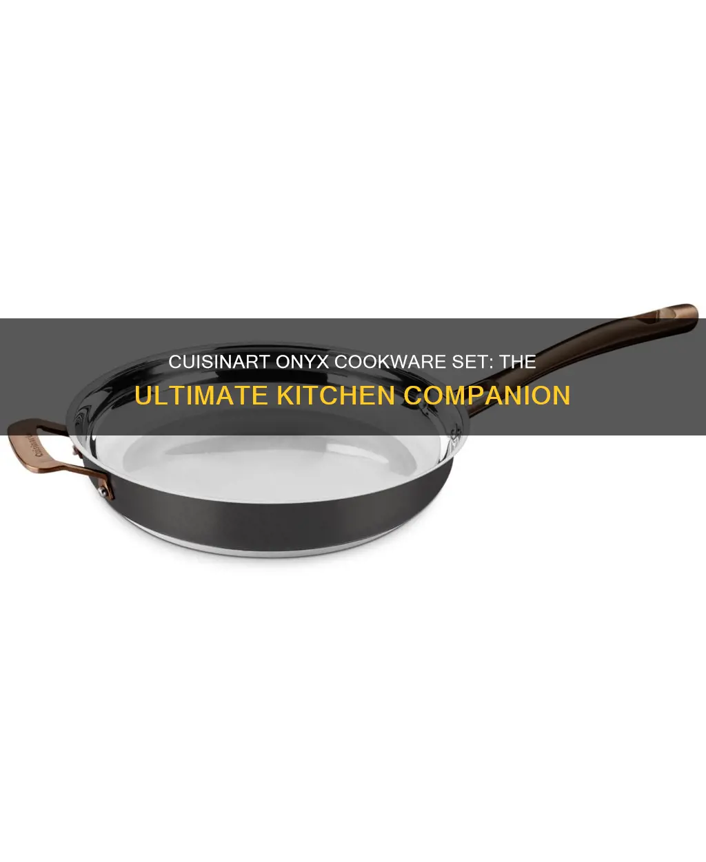 cuisinart onyx cookware set