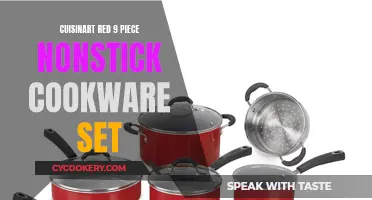 Cuisinart's Vibrant Red Cookware Set: A Stylish Nonstick Collection