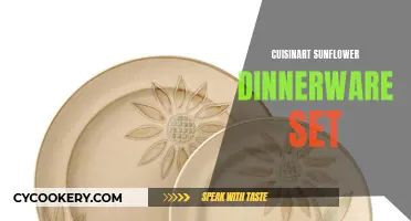 Sun-kissed Dining: Cuisinart's Sunflower Dinnerware Set