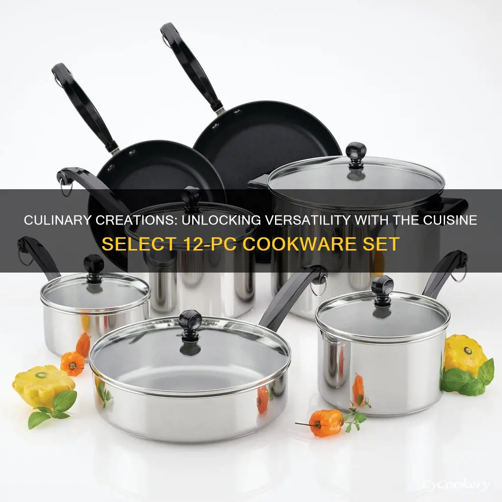 cuisine select 12 pc cookware set