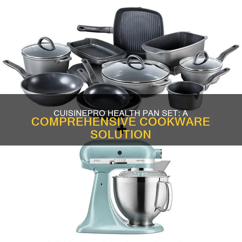 cuisinepro health pan cast aluminium non-stick 10-piece cookware set review