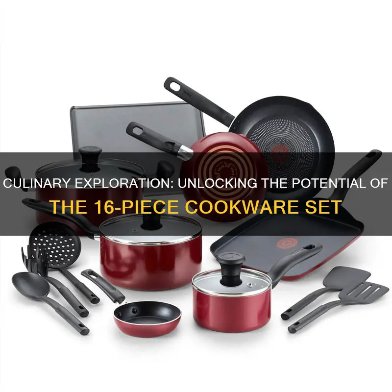 culinaire 16 pc cookware set