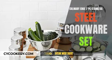 Stainless Steel Revolution: Culinary Edge's 7-Piece Cookware Set