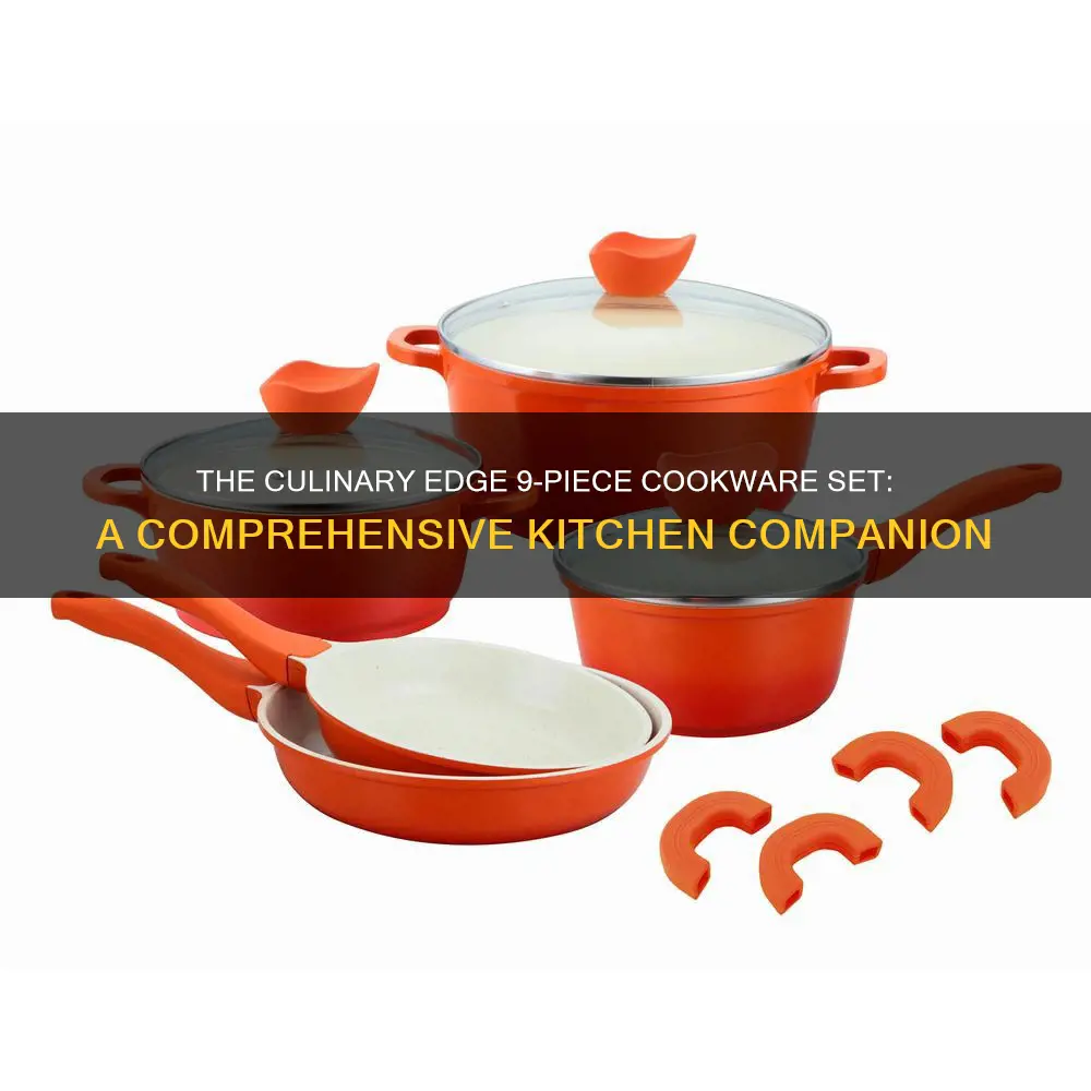 culinary edge 9 piece cookware set