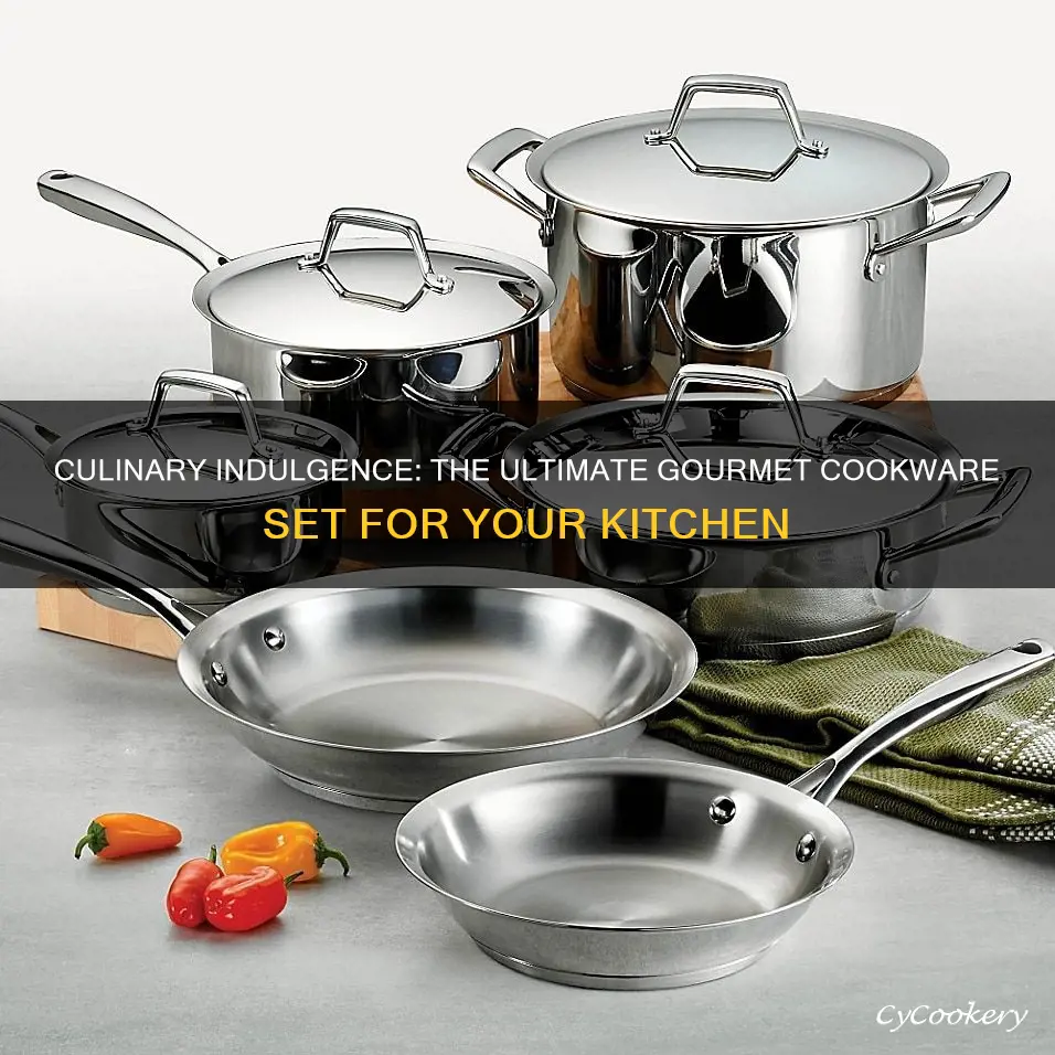 culinary gourmet 17 piece cookware set