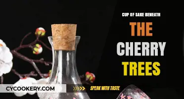 Sake Under Blossoms: A Serene Cherry Tree Experience
