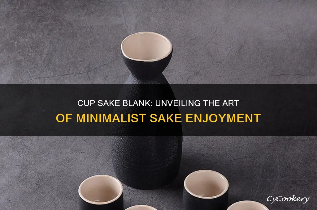 cup sake blank