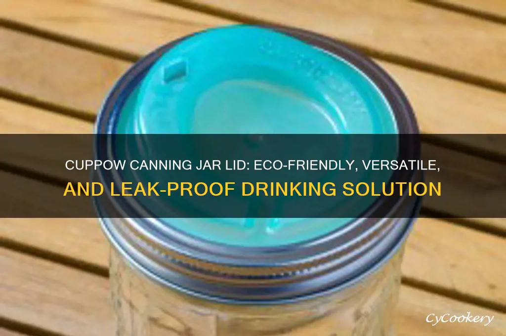 cuppow canning jar drinking lid