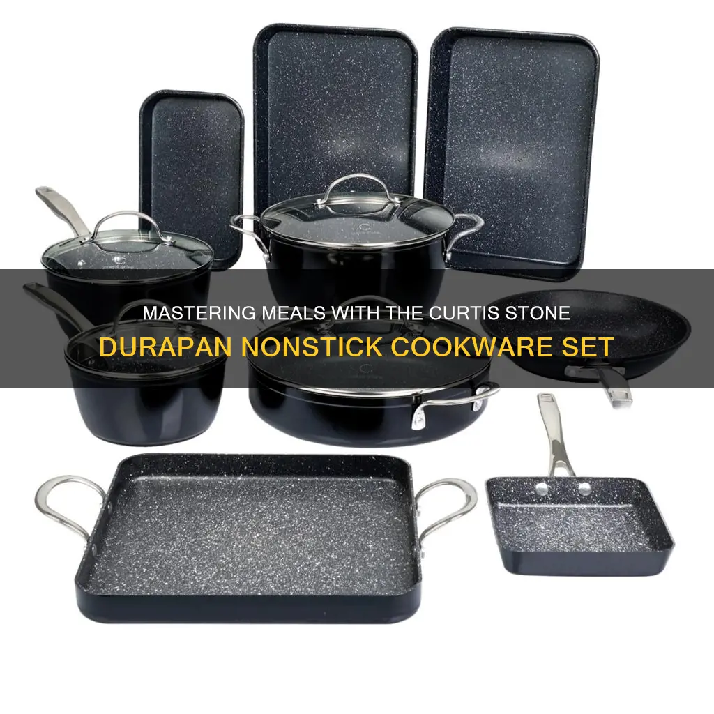 curtis stone 14-piece durapan nonstick all-purpose cookware set