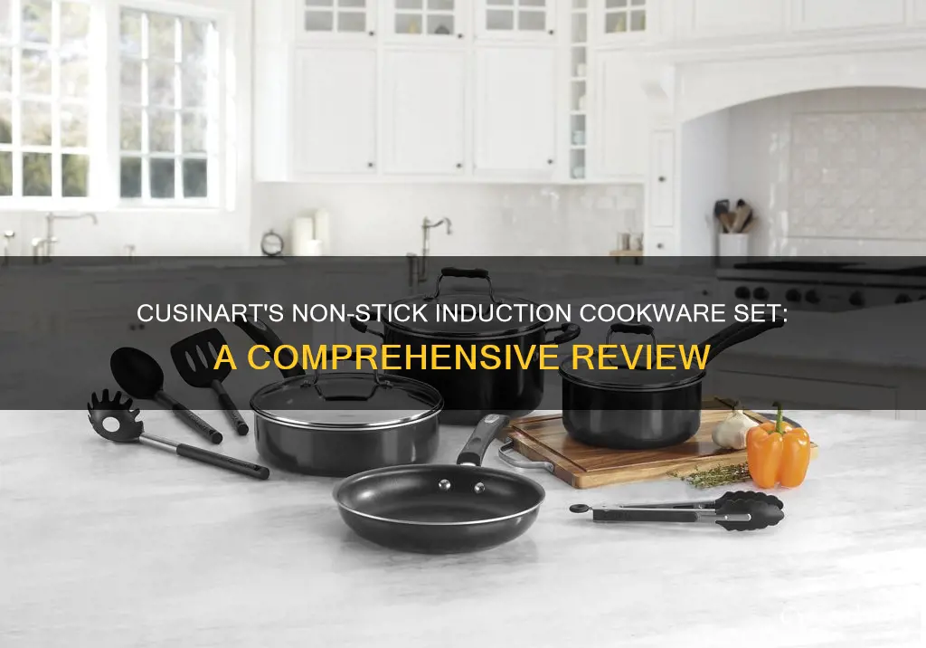 cusinart non stick induction cookware set