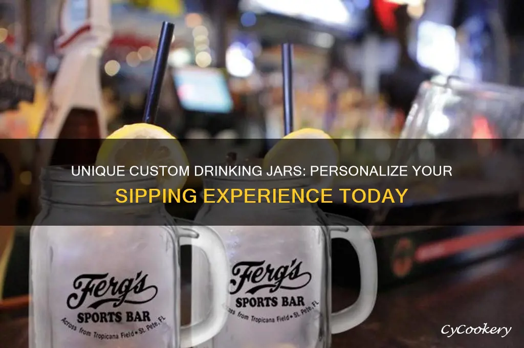 custom drinking jars