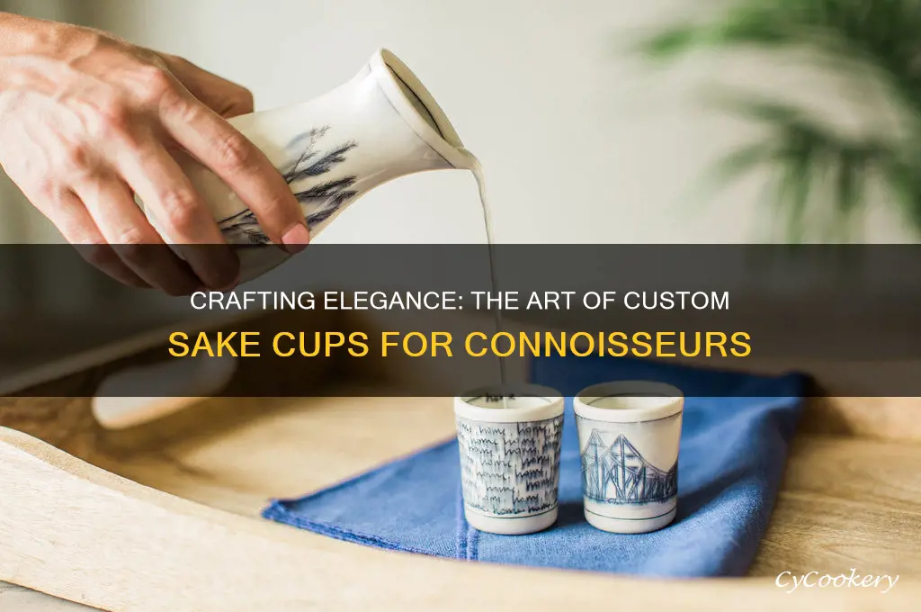 custom sake cup
