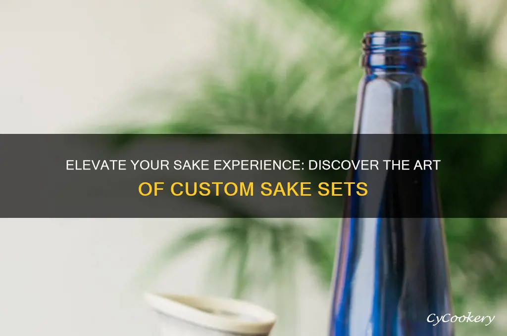 custom sake set