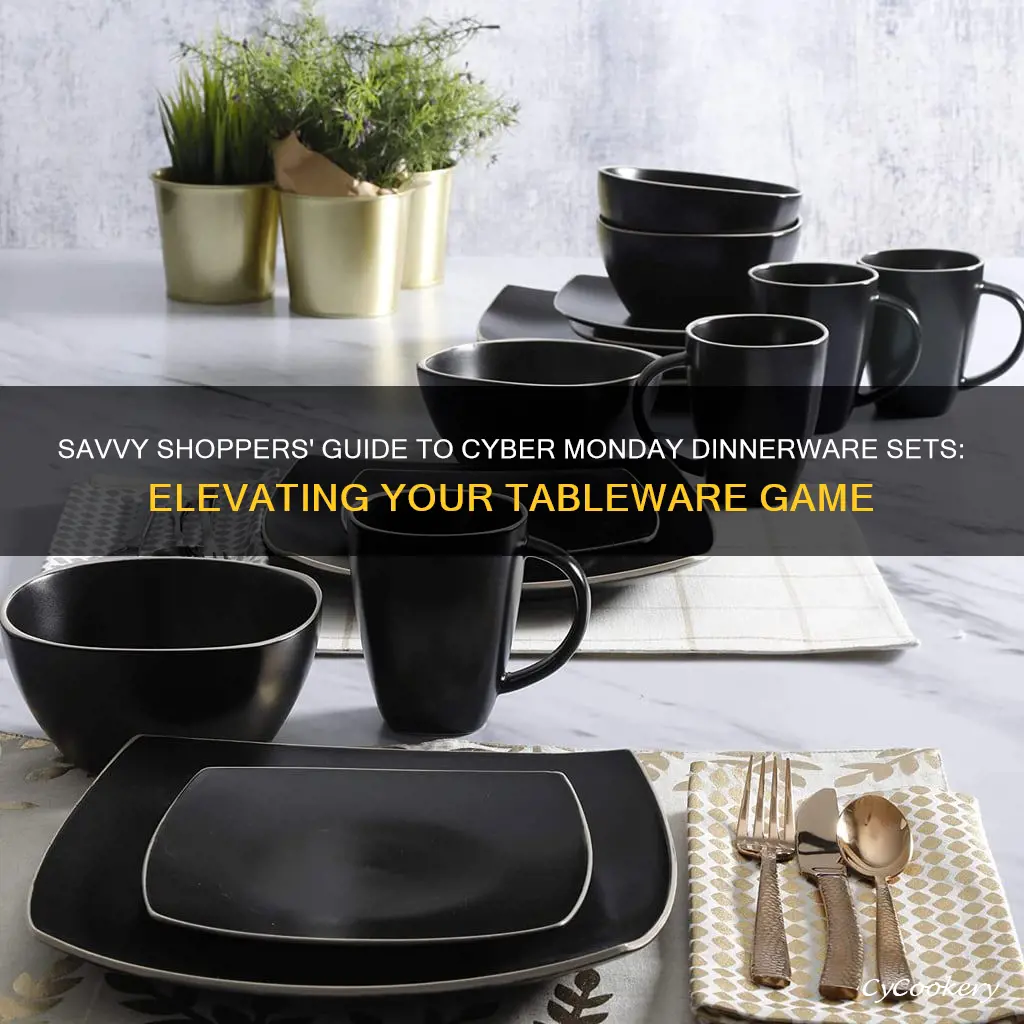 cyber monday dinnerware set