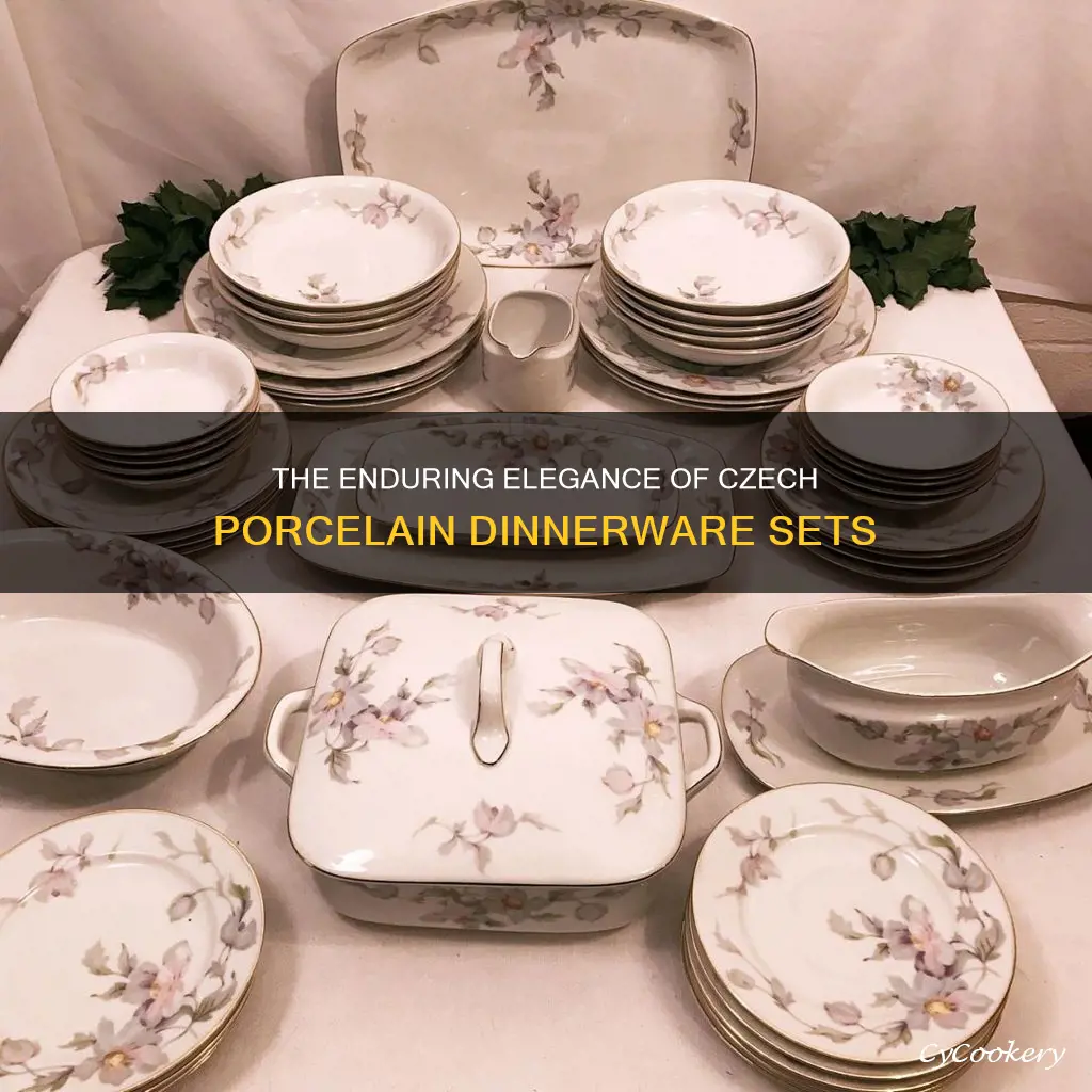 czech porcelain dinnerware sets